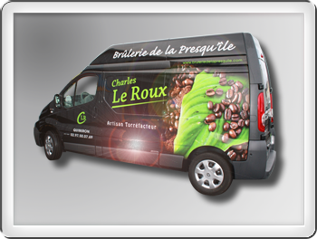 communication et publicité adhésive pour panneaux, enseignes, vitrines et véhicules à Quiberon, Auray, Vannes, Morbihan